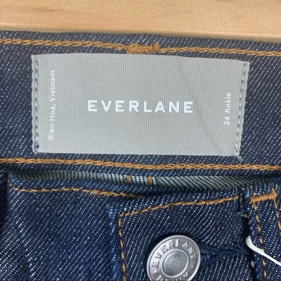 Everlane The Mid-Rise Skinny Jean 24 Ankle in Deep Indigo - Picture 4 of 9